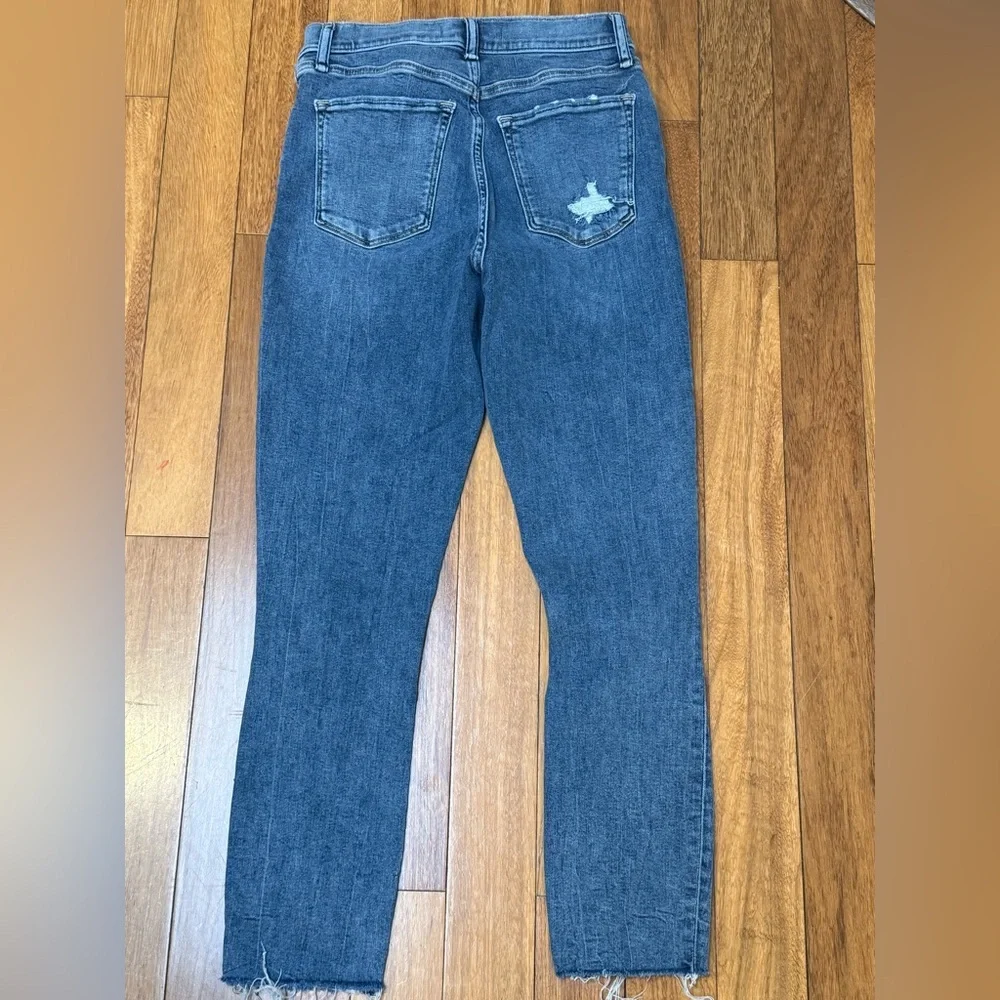 Abercrombie & Fitch Super Skinny Ankle High Rise Jeans 29 Regular Distressed - Picture 11 of 11